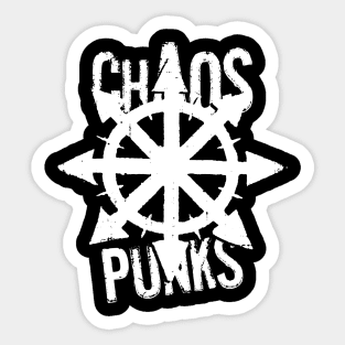 Chaos Star Symbol Anarcho Punks of Chaos Sticker